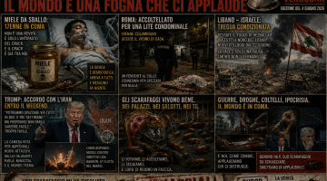 Miele, crack e scarafaggi: il mondo è una fogna che ci applaude